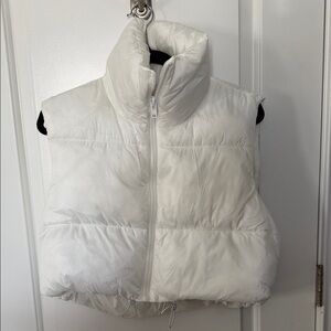 White Puffer Vest
